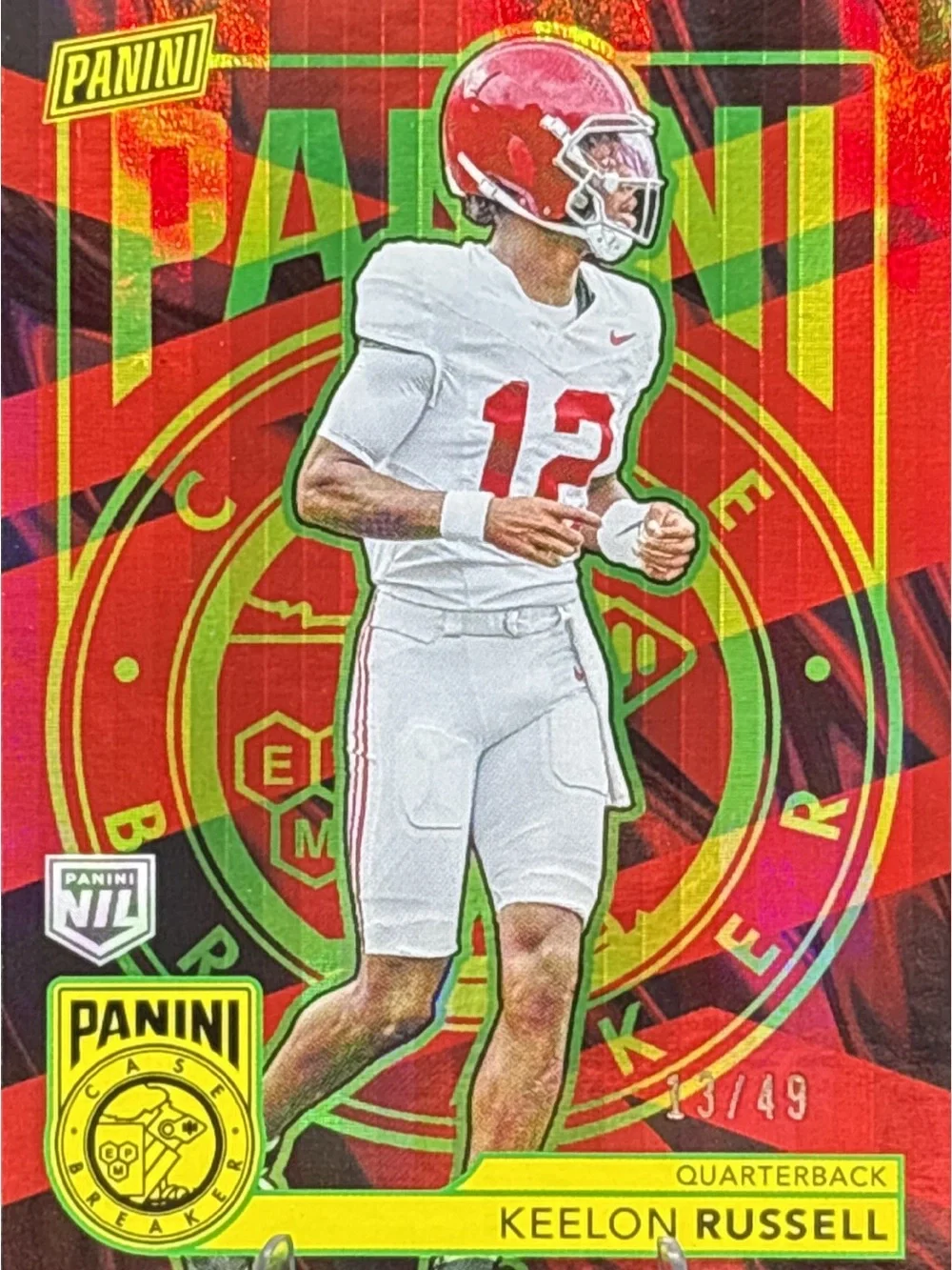 Panini Prospect Rookie Trading Card - Holo Keelon Russell LE 13/49